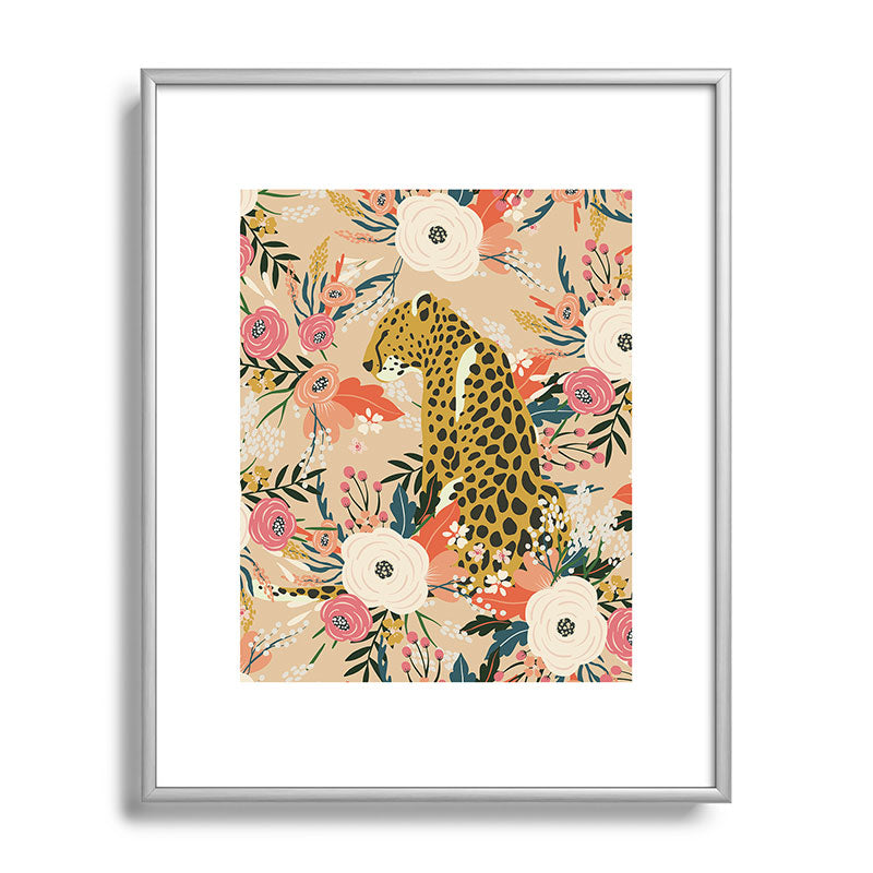 Simba Cheetah Prints Framed Art Print