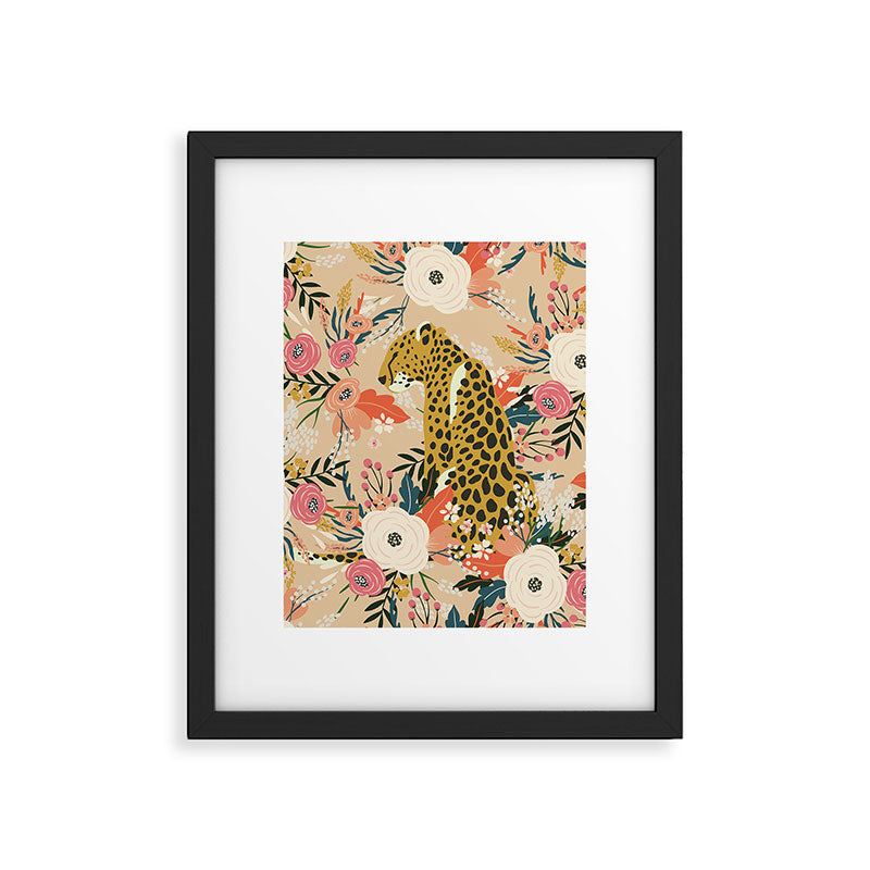 Simba Cheetah Prints Framed Art Print