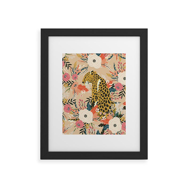 Simba Cheetah Prints Framed Art Print