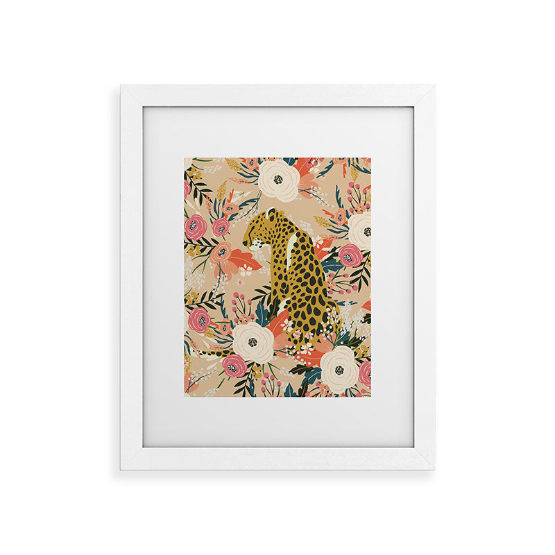 Simba Cheetah Prints Framed Art Print