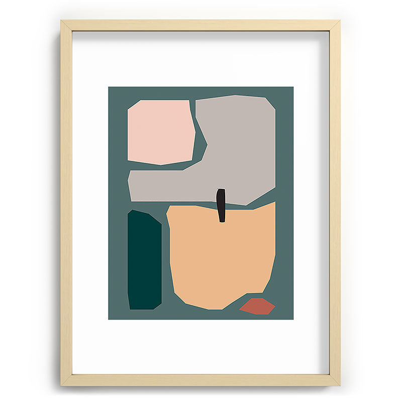 // Shape study #20 Framed Art Print