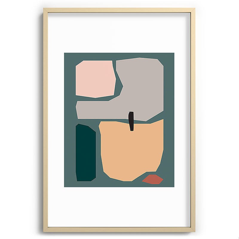 // Shape study #20 Framed Art Print