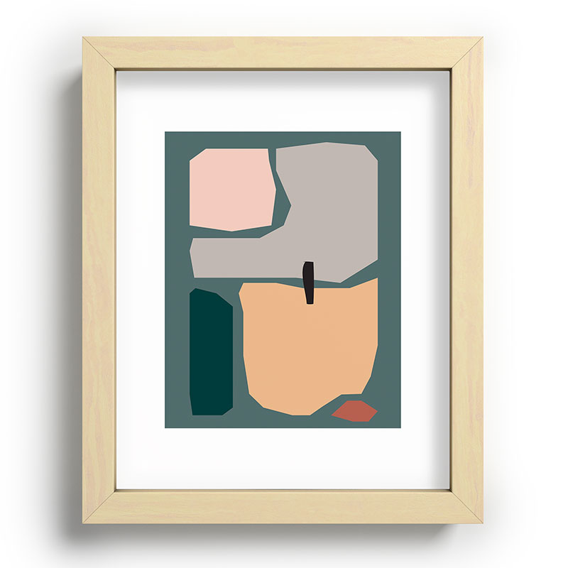 // Shape study #20 Framed Art Print