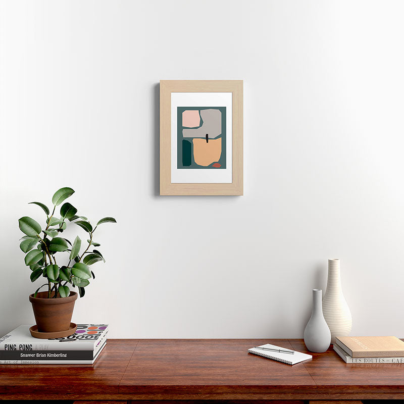 // Shape study #20 Framed Art Print