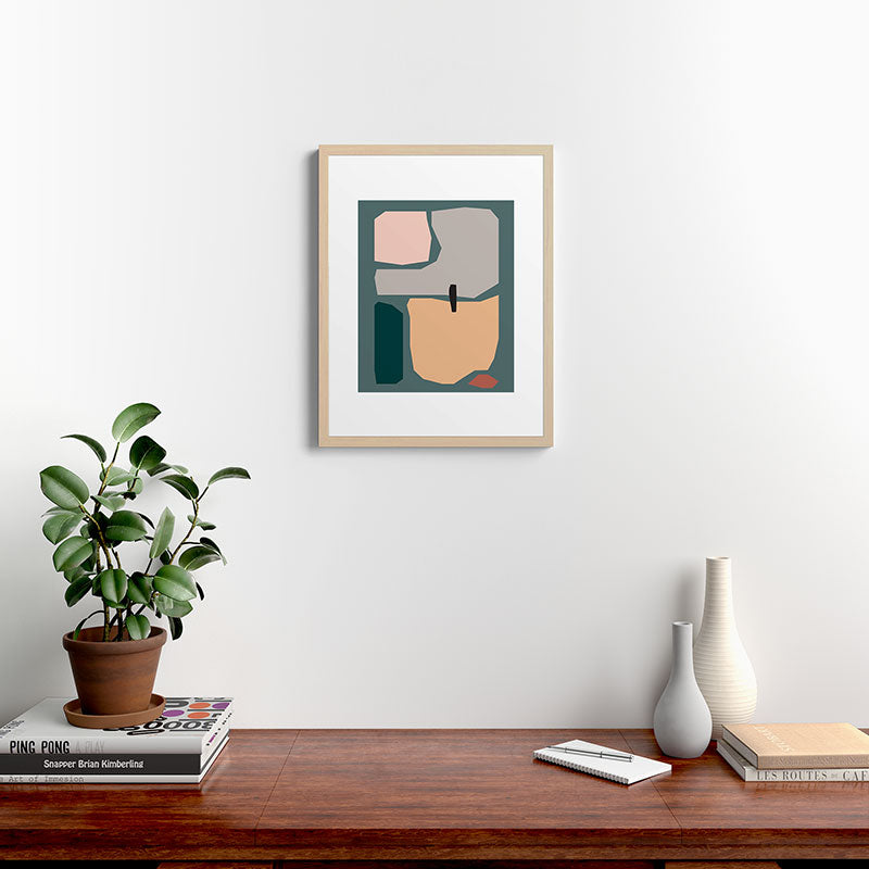 // Shape study #20 Framed Art Print