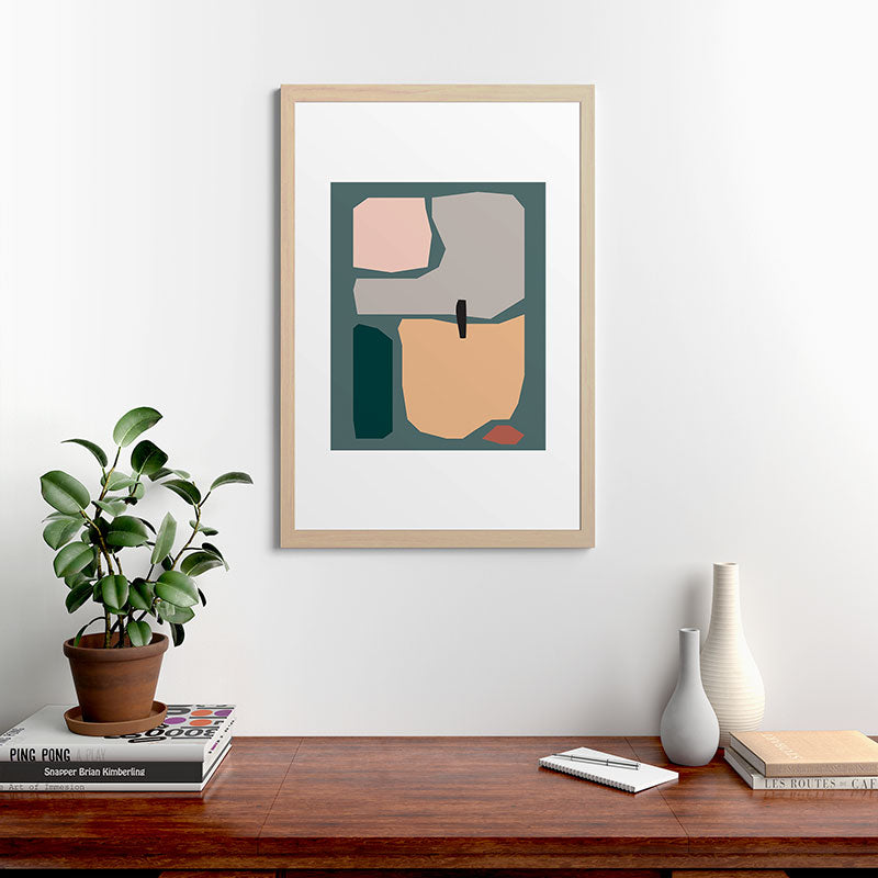 // Shape study #20 Framed Art Print