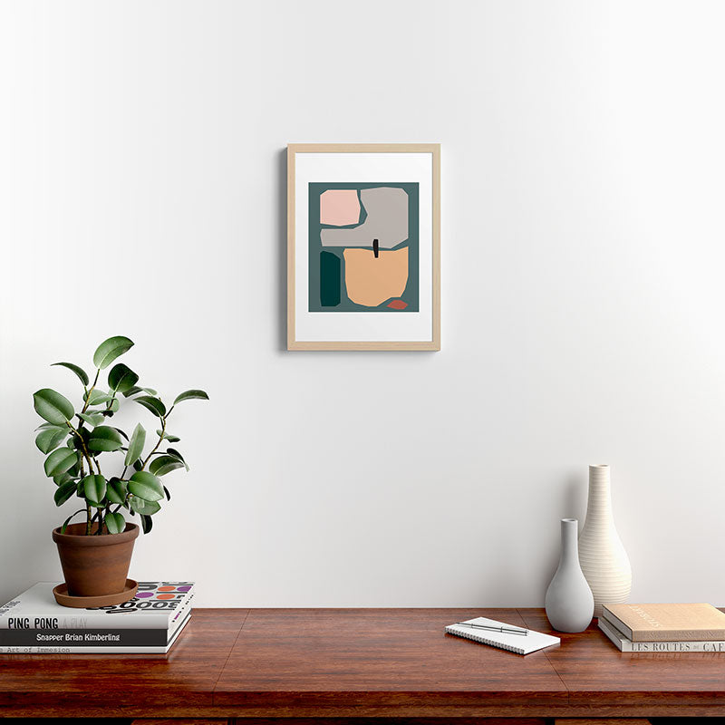 // Shape study #20 Framed Art Print