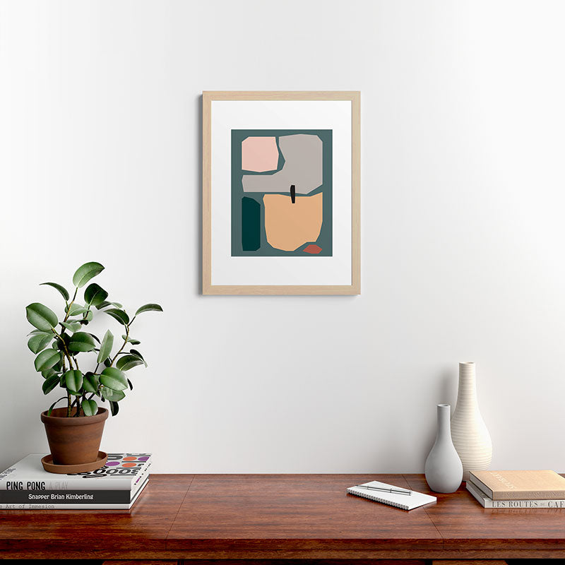 // Shape study #20 Framed Art Print