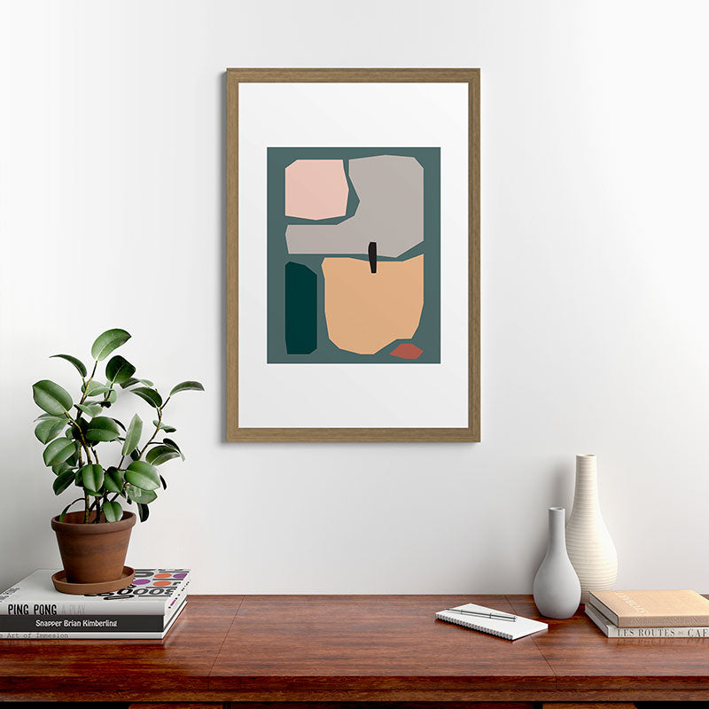 // Shape study #20 Framed Art Print