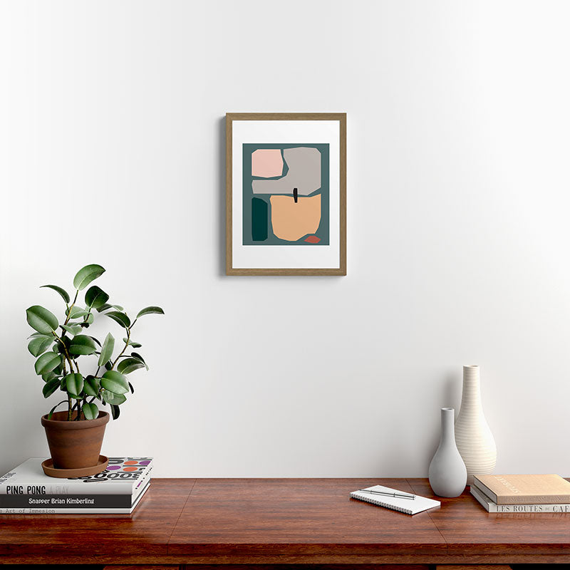 // Shape study #20 Framed Art Print
