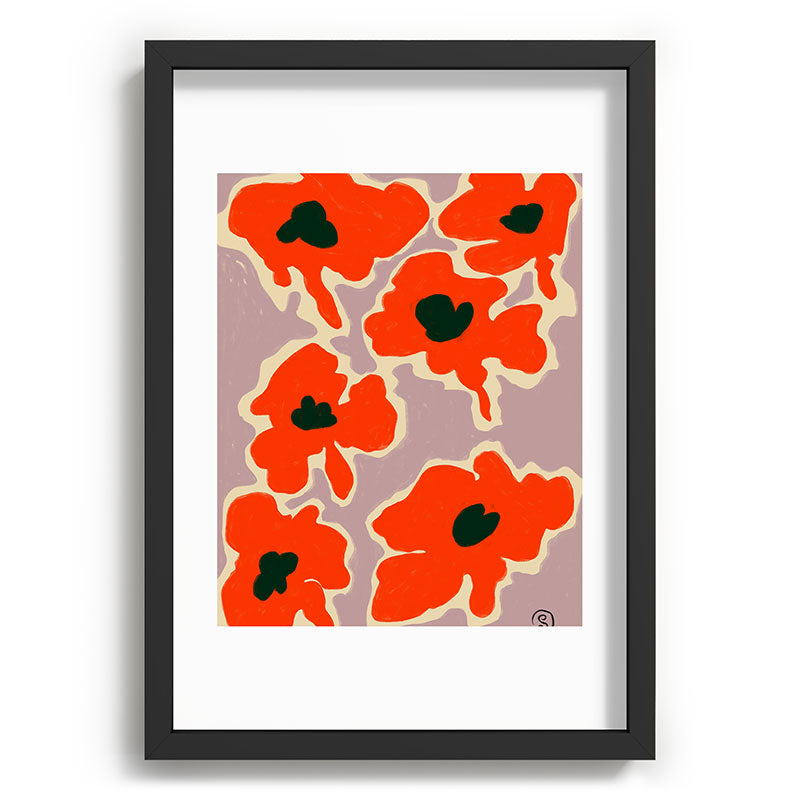 POPPY Framed Art Print