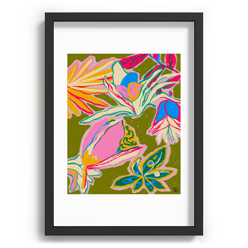TROPICAL GARDEN Framed Art Print