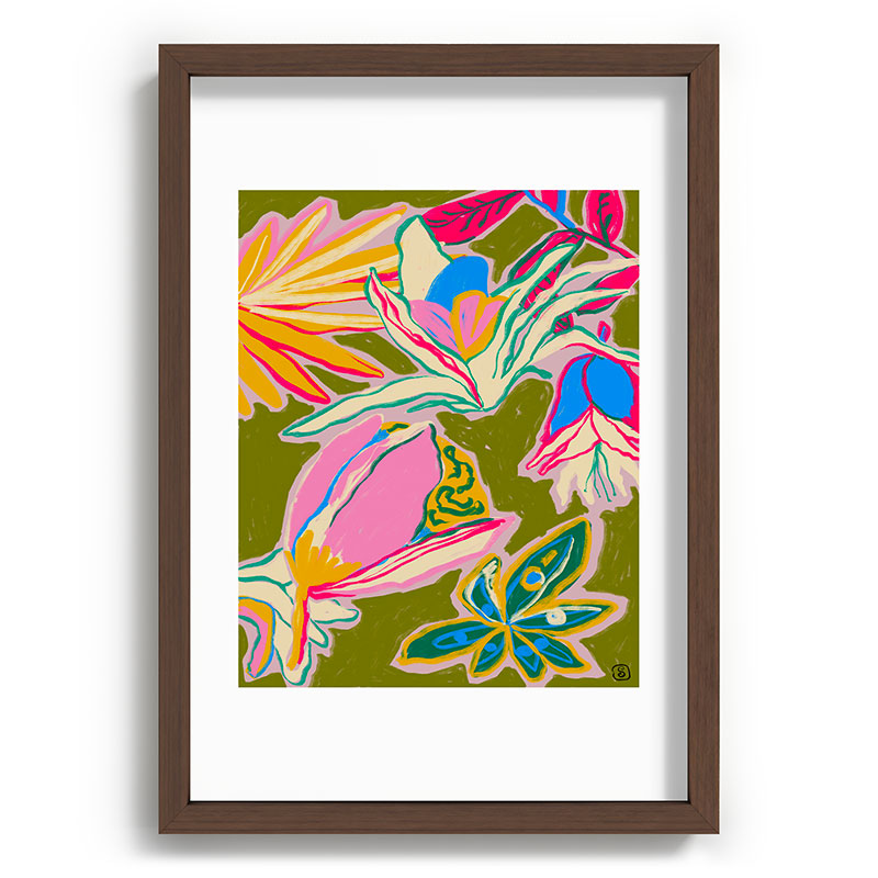 TROPICAL GARDEN Framed Art Print