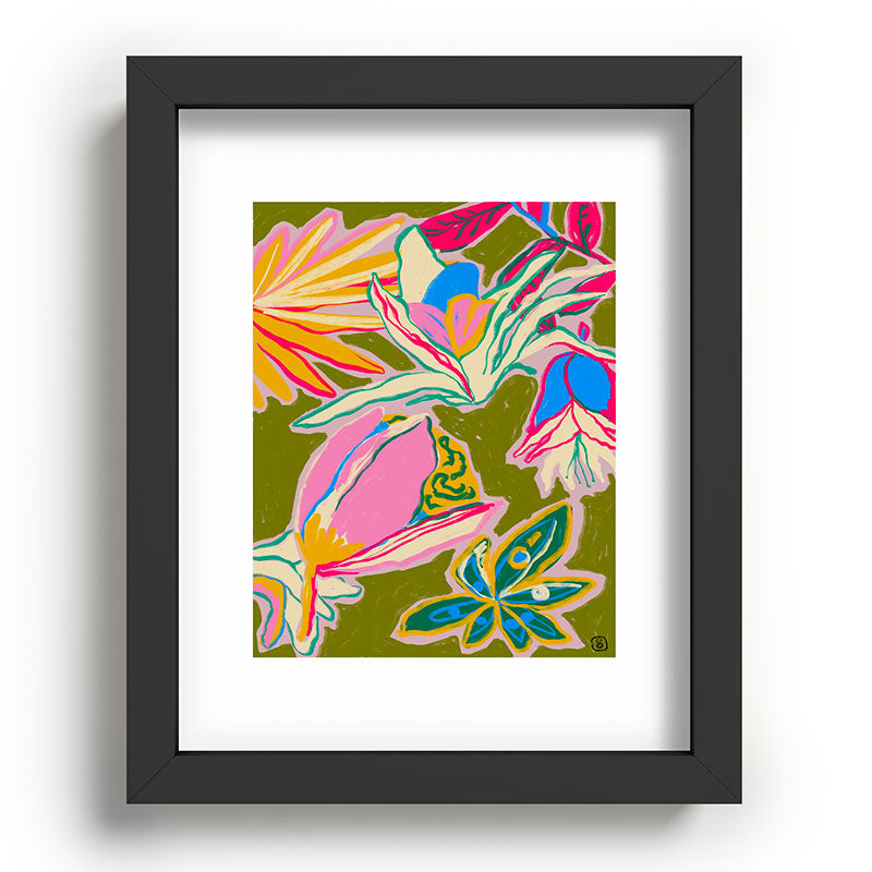 TROPICAL GARDEN Framed Art Print