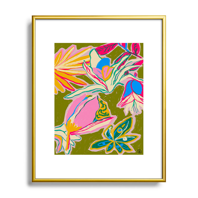 TROPICAL GARDEN Framed Art Print