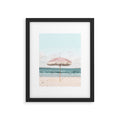 Pink Umbrella Framed Art Print