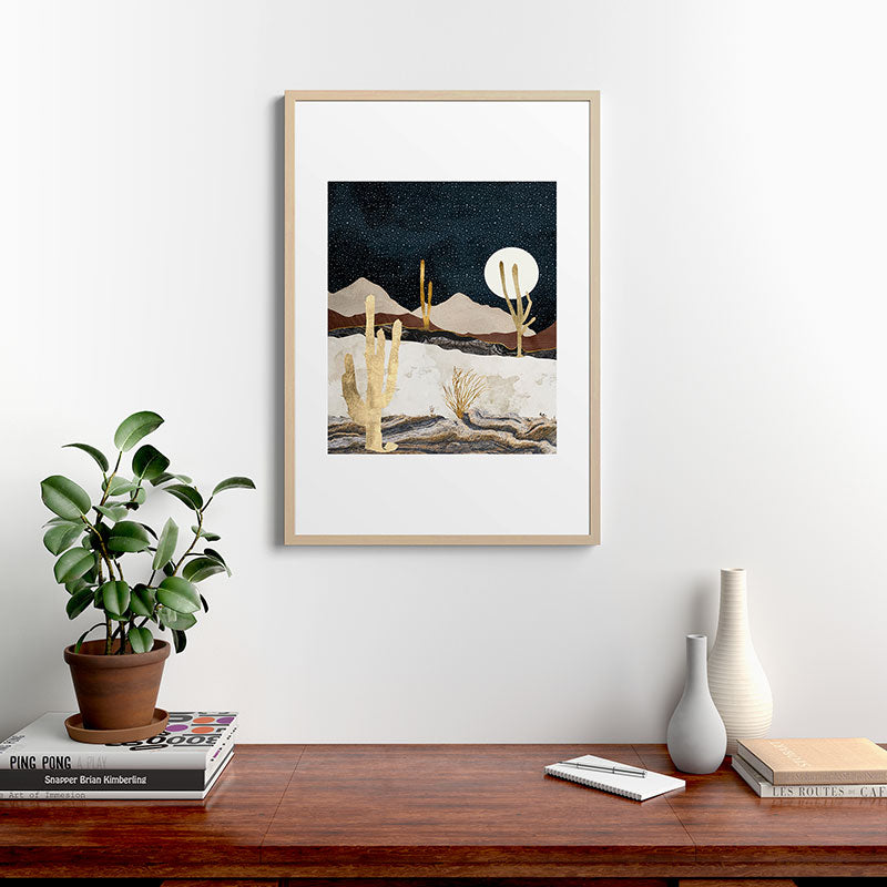Desert View Framed Art Print