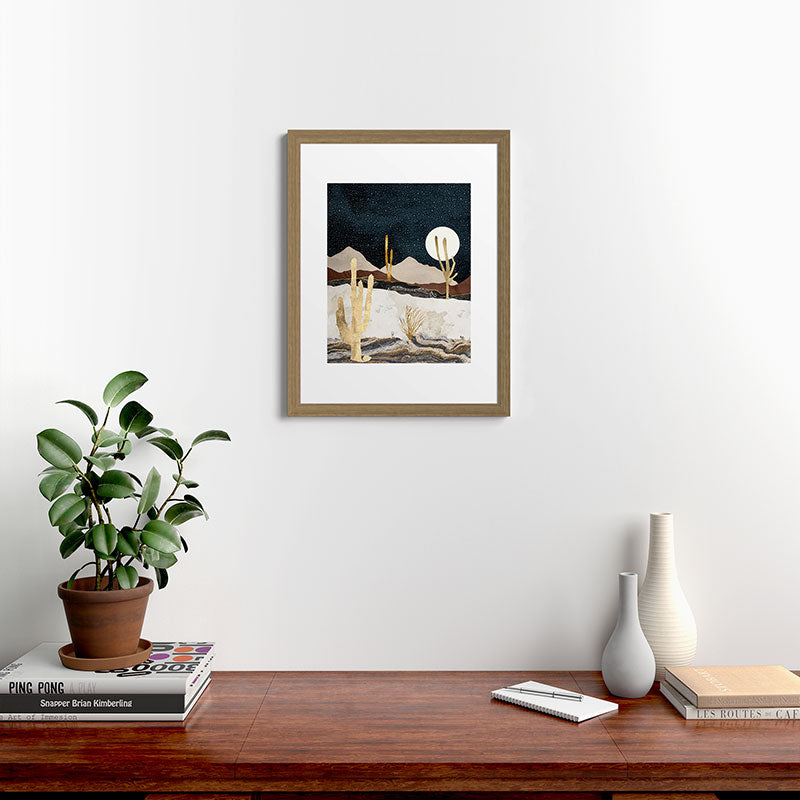 Desert View Framed Art Print