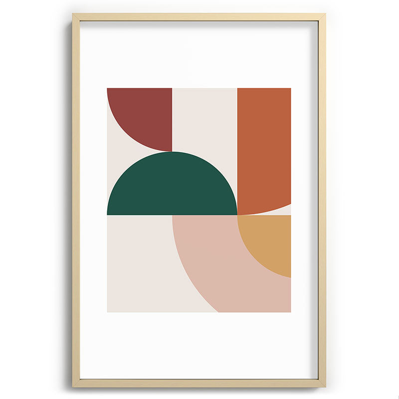 Abstract Geometric 12 Framed Art Print
