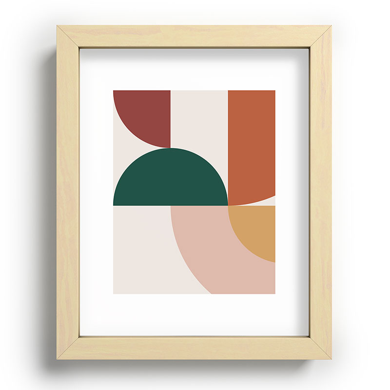 Abstract Geometric 12 Framed Art Print
