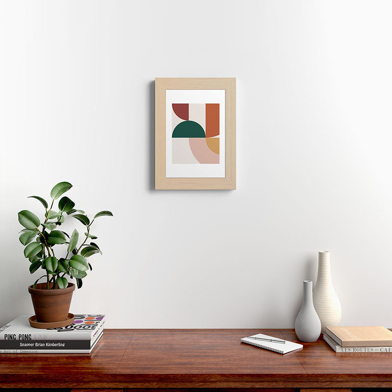 Abstract Geometric 12 Framed Art Print
