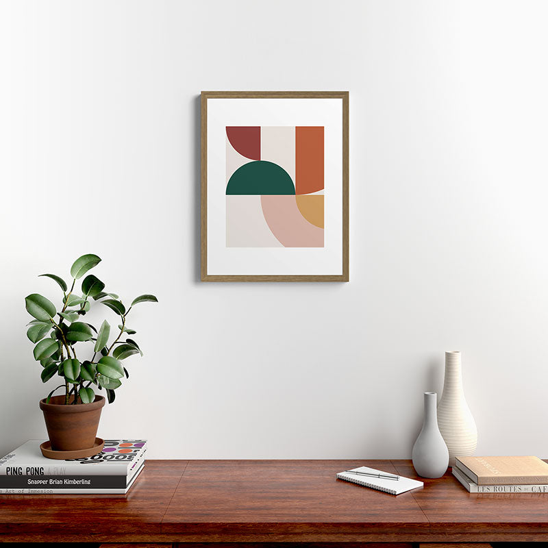 Abstract Geometric 12 Framed Art Print