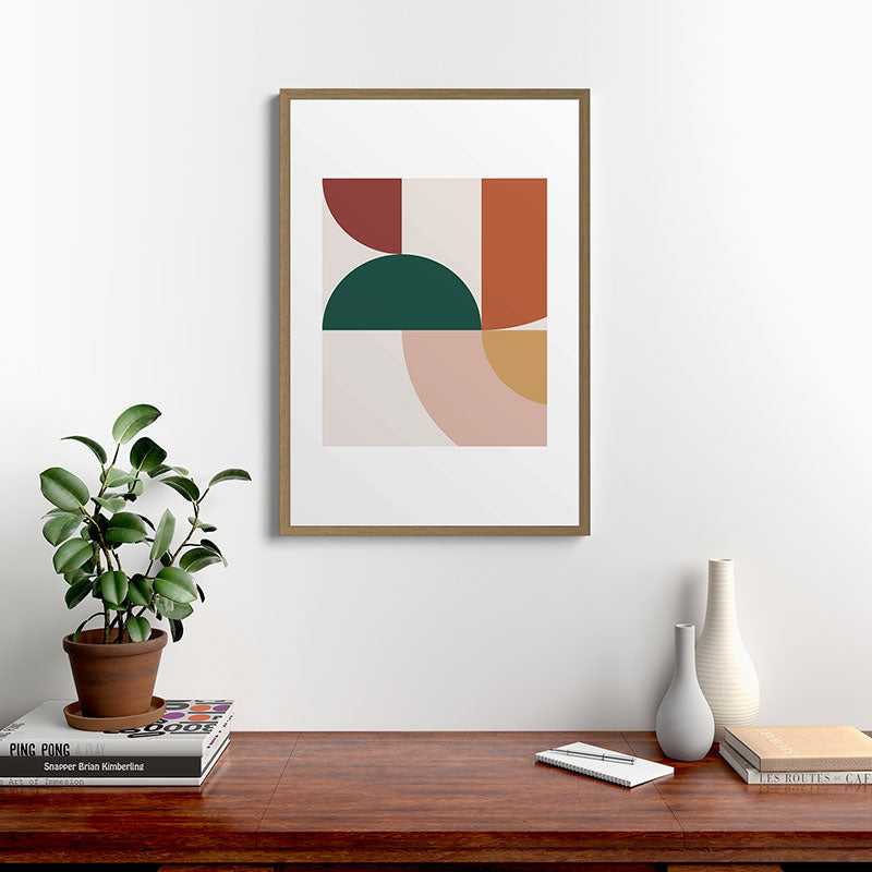 Abstract Geometric 12 Framed Art Print