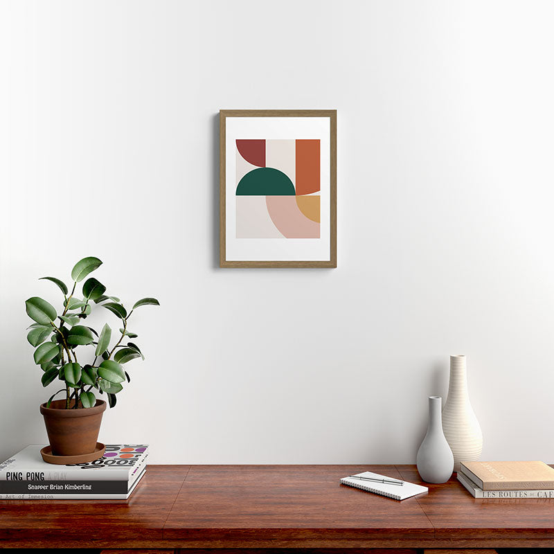 Abstract Geometric 12 Framed Art Print