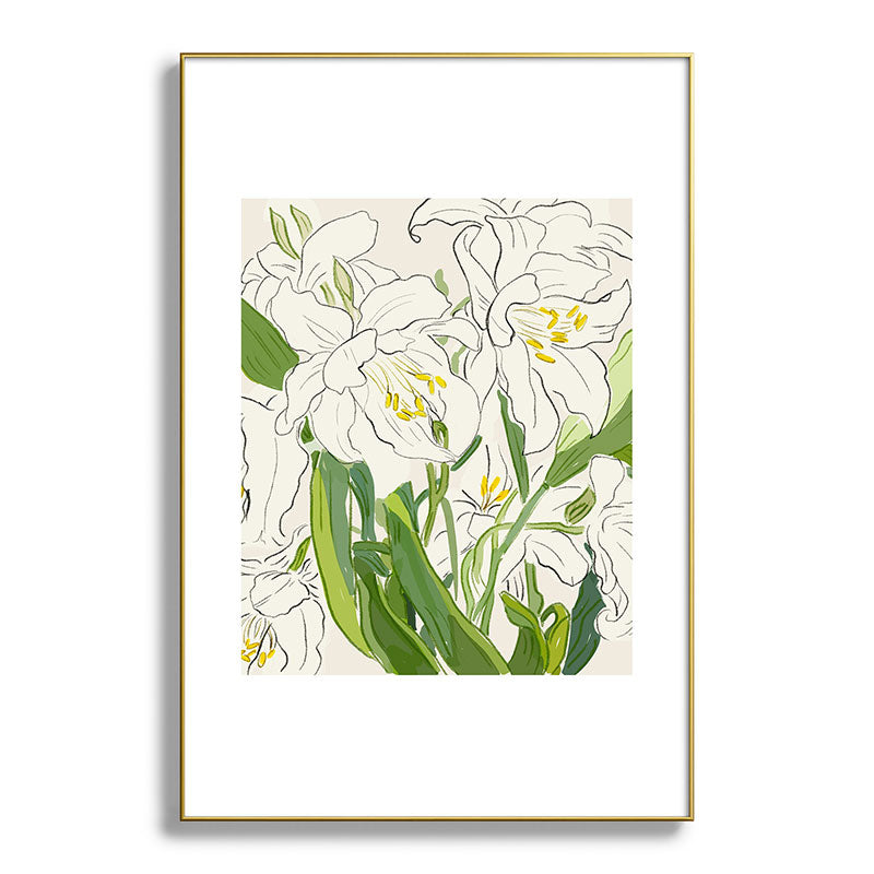 Garden Lilies  Framed Art Print